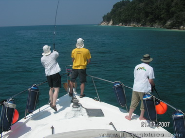 popping en las islas Andaman