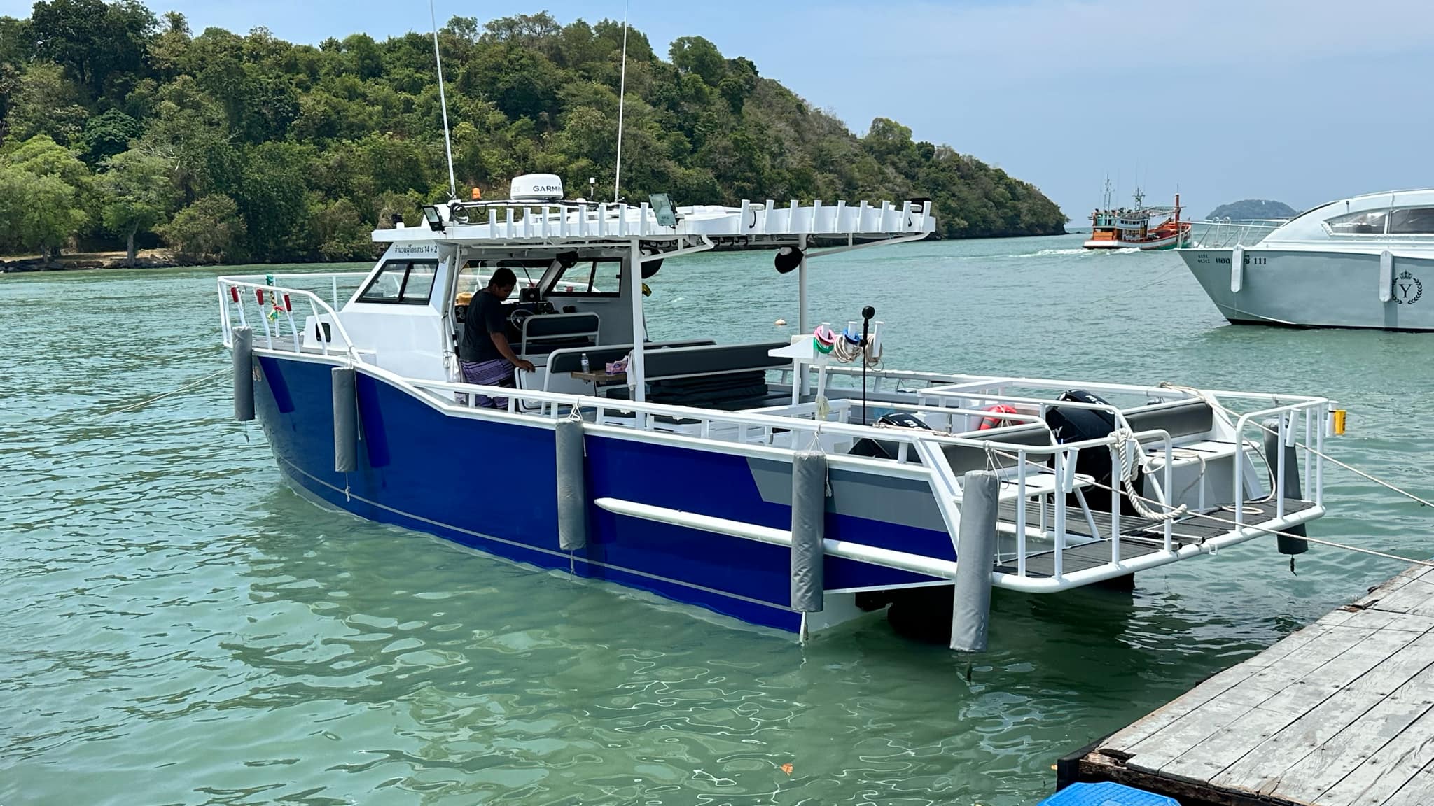 Phuket fishing catamaran